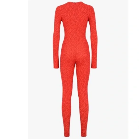 🆕FENDI X SKIMS GEORGIA CREWNECK FULL ONSIE LONG-SLEEVE LEGGING JUMPSUIT ROMPER - Picture 3 of 16